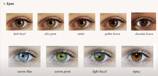 warm undertone eyes